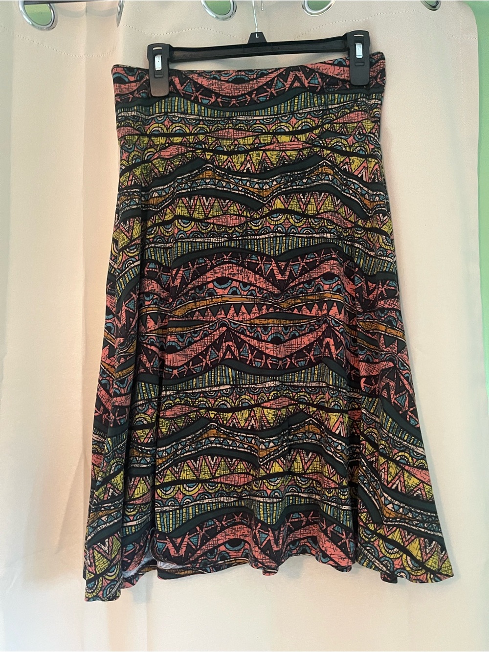 LuLaRoe Azure Skirt **Size Medium** Color Aztec Print. Like new